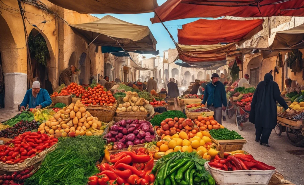 Seasonal Tunisian Produce for Weight Loss